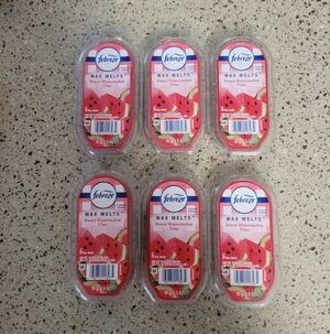 6 Febreze Watermelon Wax Melts 6 Fragrance Squares Per Pack Limited Edition HTF